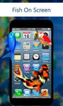 Fish on Mobile Screen - Funny Joke screenshot 1