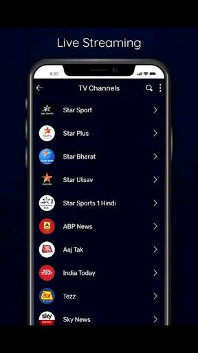 India Live TV Channel - HD Indian ipl match Live 2 تصوير الشاشة