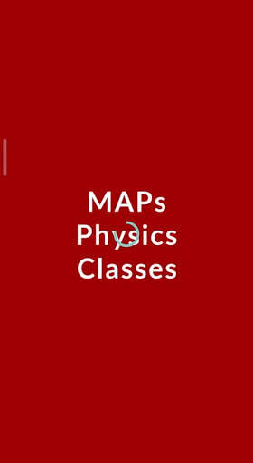 MAPs Physics Learning Classes скриншот 1
