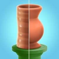 Pottery Lab - Let’s Clay 3D logo