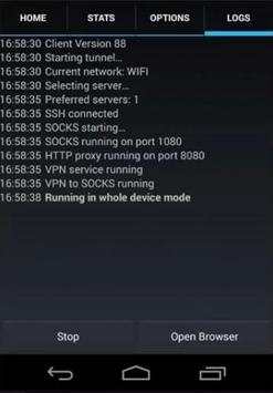 Novo Psiphon Brasil screenshot 3