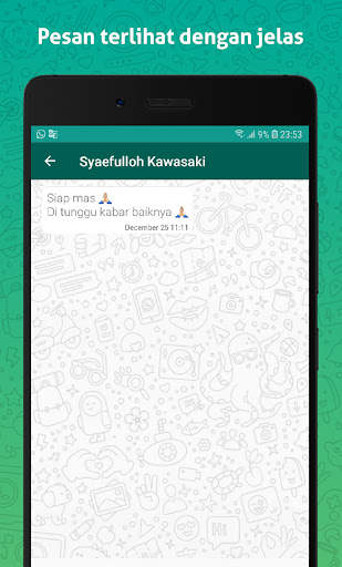 Sembunyikan Centang Biru WA screenshot 3