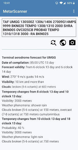 Metar Scanner screenshot 2