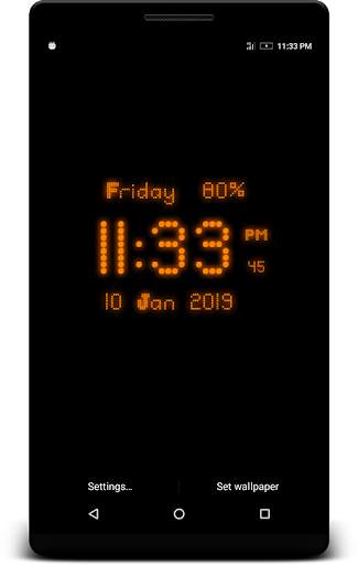 LED Digital Clock Live Wp screenshot 5