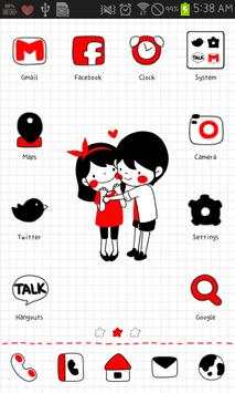 Smile Couple go launcher screenshot 2