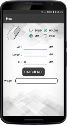 Metal Weight Calculator скриншот 3