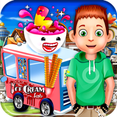 Ice Cream Truck Delivery icon