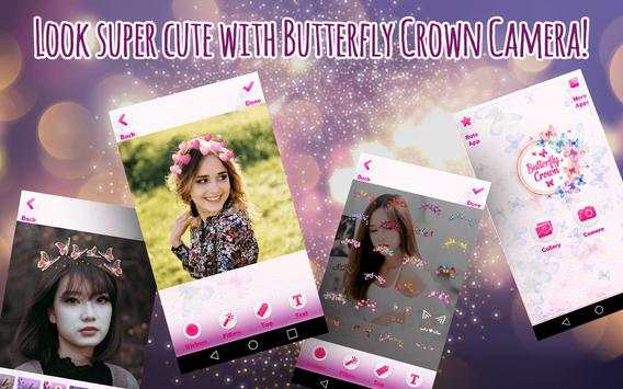 Butterfly Crown Camera screenshot 1