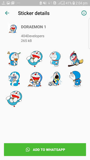 WA Cartoon Stickers Pro screenshot 2