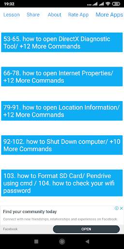 Command prompt 100  commands 5 تصوير الشاشة