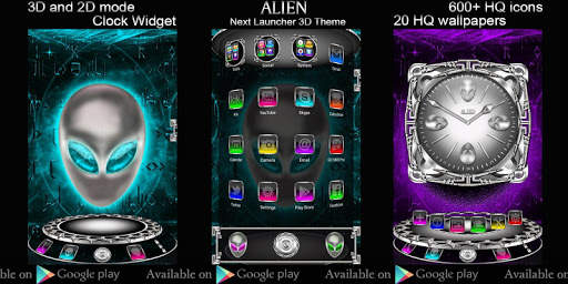 Alien Go Launcher Theme screenshot 8