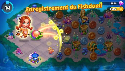 Merge Mermaids-magic puzzles screenshot 2