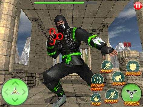 Ninja Assassin Fidget Spinner Shadow ninja Fighter screenshot 5