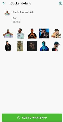Stickers de Anuel AA para WhatSapp - WAStickers screenshot 3