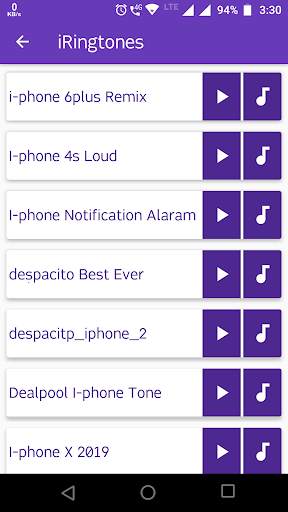i-phones Ringtones - For Android Phones screenshot 2