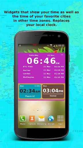 Bob's World Clock Widget screenshot 1