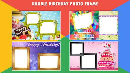 Birthday Dual Photo Frame screenshot 1