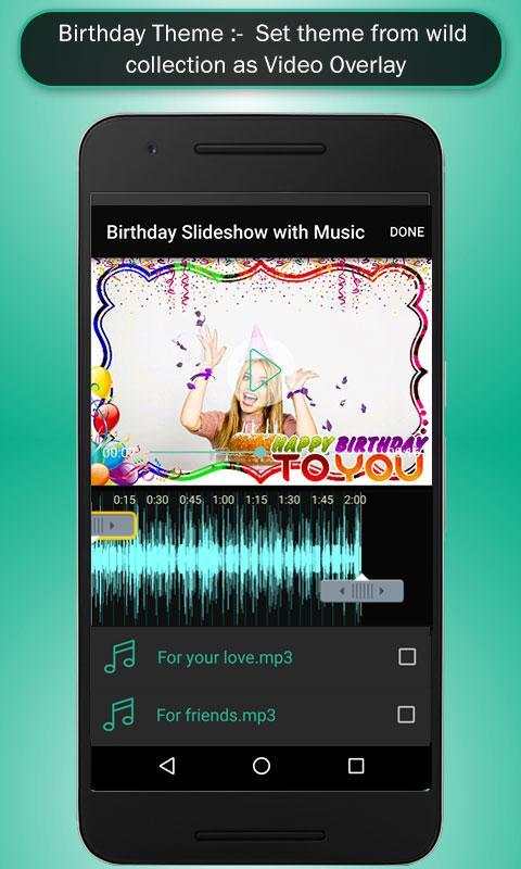 Birthday Video Maker With Birthday Song screenshot 5