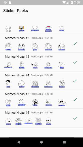 Memes Nicas Stickers para WAStickerApps screenshot 1