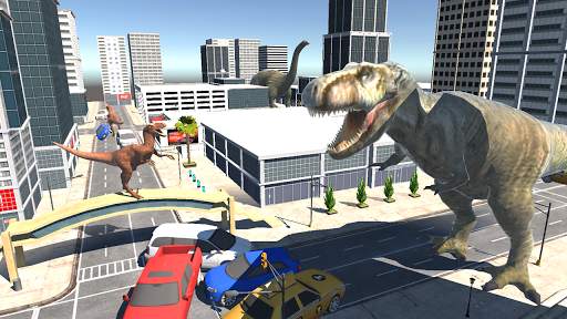 Dinosaur Simulator - City destroy screenshot 2
