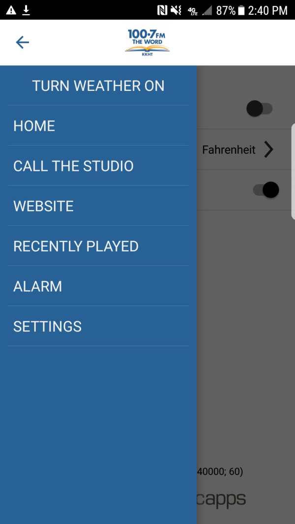 100.7 FM The Word screenshot 1