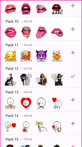 🌶 Wastickerapps Sexy Stickers Hot for Whatsapp screenshot 3