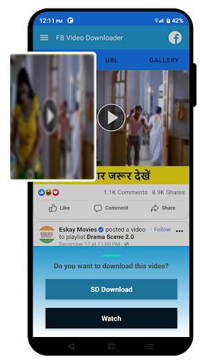 HD Video Saver  For Facebook screenshot 5