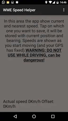 WME Speed Helper App screenshot 1