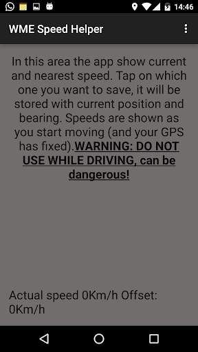 WME Speed Helper App screenshot 1