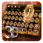 Tastiera 3D stile industriale icon