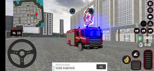 Fire Truck And Fire Fighter Si screenshot 8