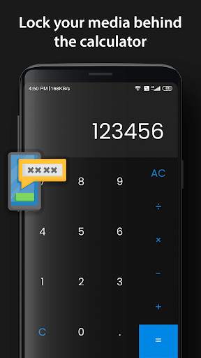 Calculator Lock Photo, Video screenshot 1