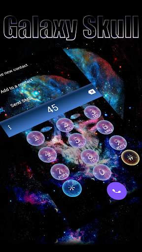 Galaxy Skull Emoji Theme screenshot 6