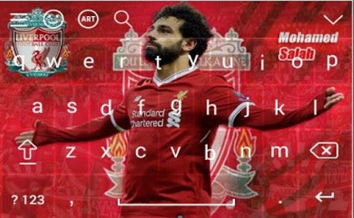 Mohamed Salah Theme Keyboard स्क्रीनशॉट 1