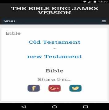 Bible King James Version screenshot 5