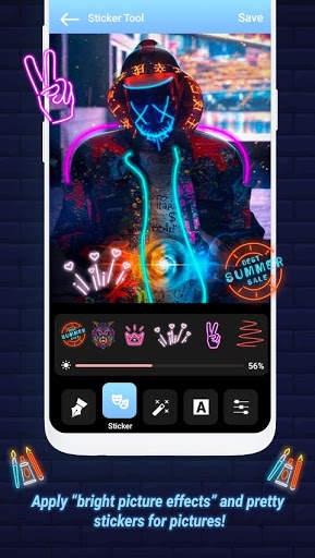 Neon Light Photo Effects - Photo Light Effects 2 تصوير الشاشة