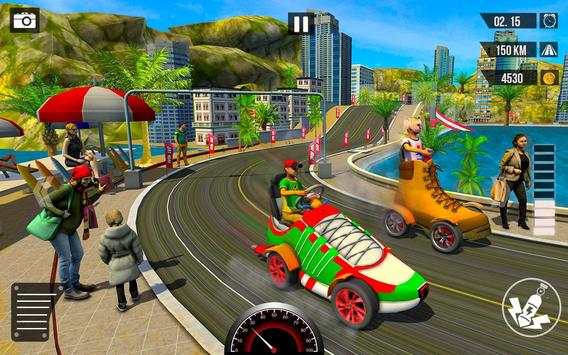 Shoes Car Racing Unlimted Fun screenshot 2
