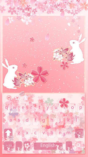 Sakura Keyboard Cherry blossom screenshot 3