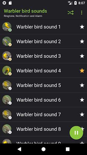Appp.io - Warbler bird sounds screenshot 2