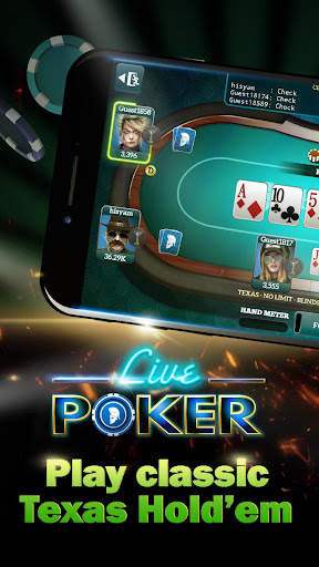 Live Poker Tables–Texas holdem screenshot 1