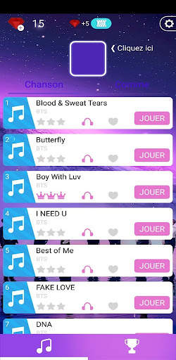bts piano tiles game screenshot 2