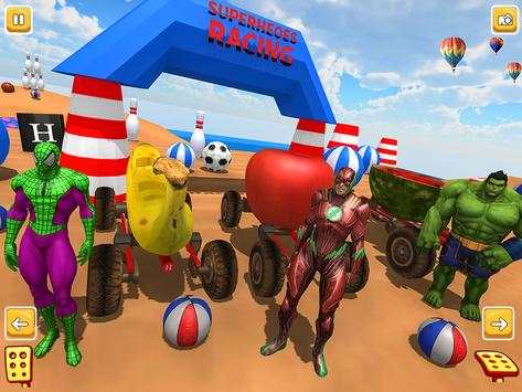 Superhero Apple Car Racing Games Android (Beta) screenshot 10