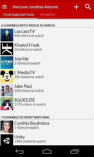 Channel Tracker - YouTube client screenshot 1