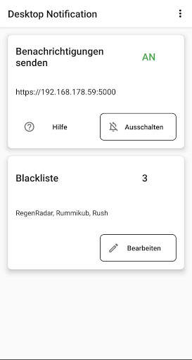 Desktop Notification screenshot 1