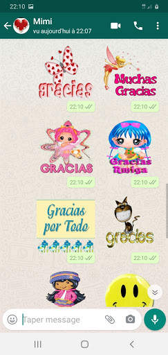 Sticker de Gracias  para WhatsApp 🌹 screenshot 3