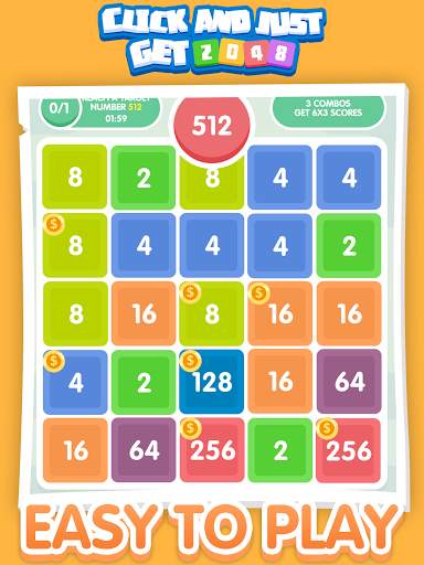Click and just get 2048 screenshot 1