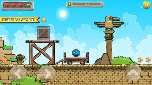 Blue Ball 11: Bounce Adventure screenshot 2
