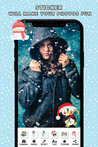 Snow Photo Editor - Colorful Snow 5 تصوير الشاشة