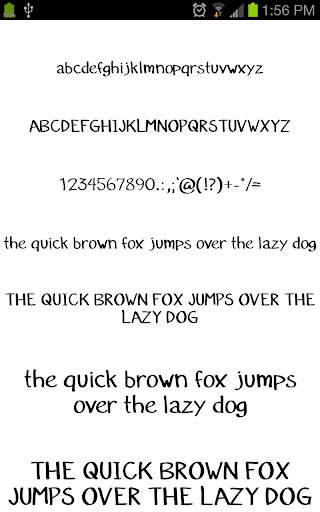 Pencil Fonts 1 تصوير الشاشة