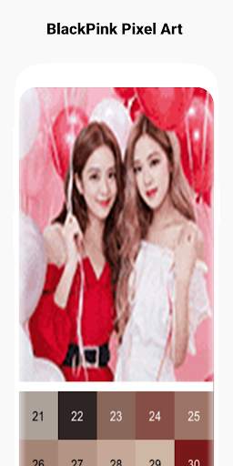 Blackpink Pixel Art | K-pop Color by Number screenshot 5